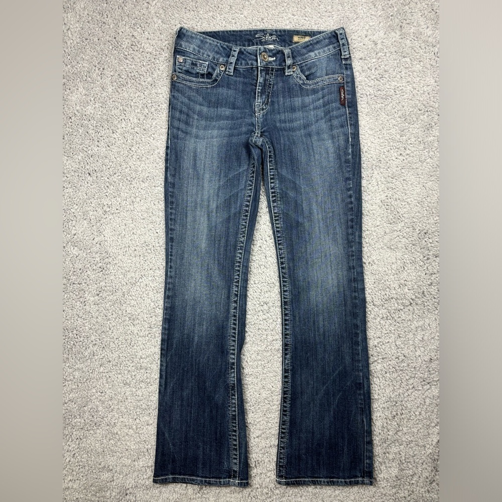 Silver Jeans Womens 29 Aiko Boot Cut Casual Western Rodeo Music Night Out Party